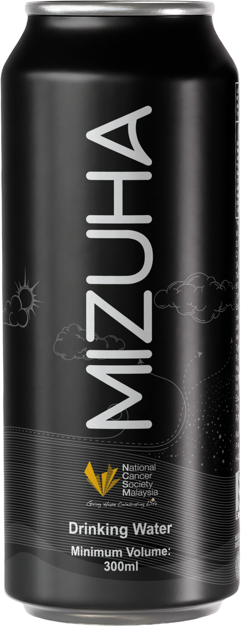 Mizuha Matte Black Can